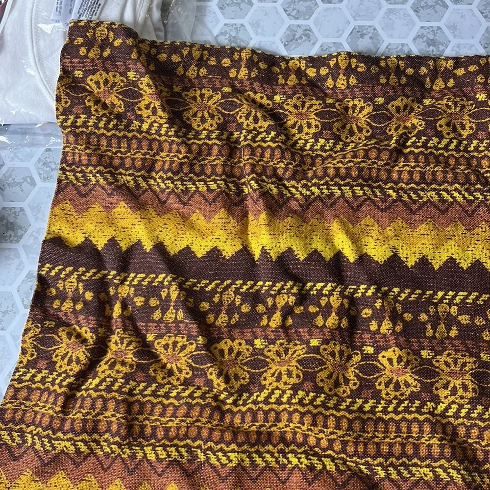 Vintage Patterned Boho Zip Up Pillow Case
